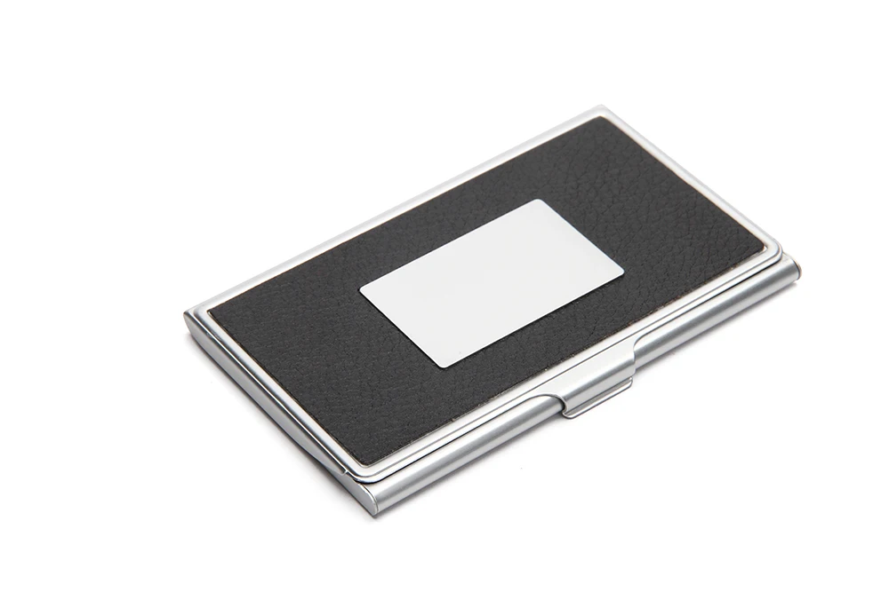 Promotion Stylish Metal Business Card Case/ Custom logo