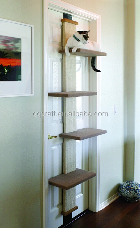 BSCI Audit Factory Cat Scratcher Hanging on the Door Cat Platform Toy