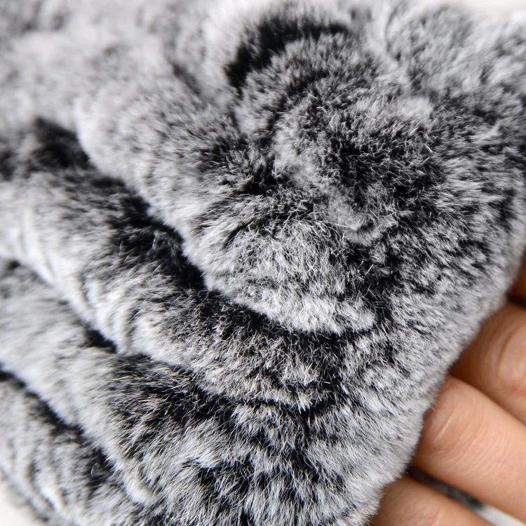 
New 2021Rex rabbit fur gloves half finger half cut students write in class Fur glove Office Writing Plush gloves keep warm 