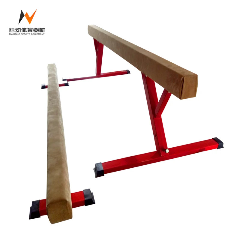 Home adjustable gymnastics training equipment balance beam for sale
