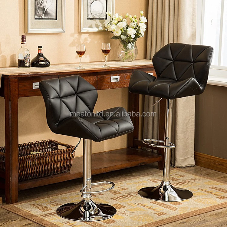 Wholesale price modern luxury high back pu bar stool