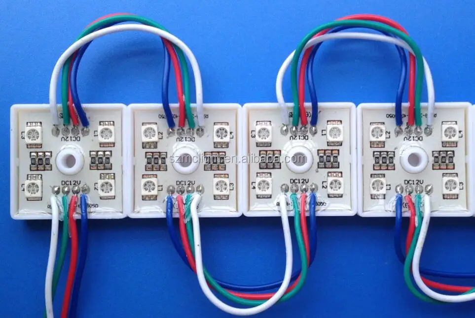 RGB small size 1led module 5050smd waterproof high brightness ce rohs