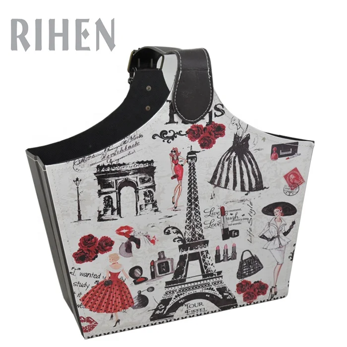 
Wholesale disposable picnic leather storage baskets 