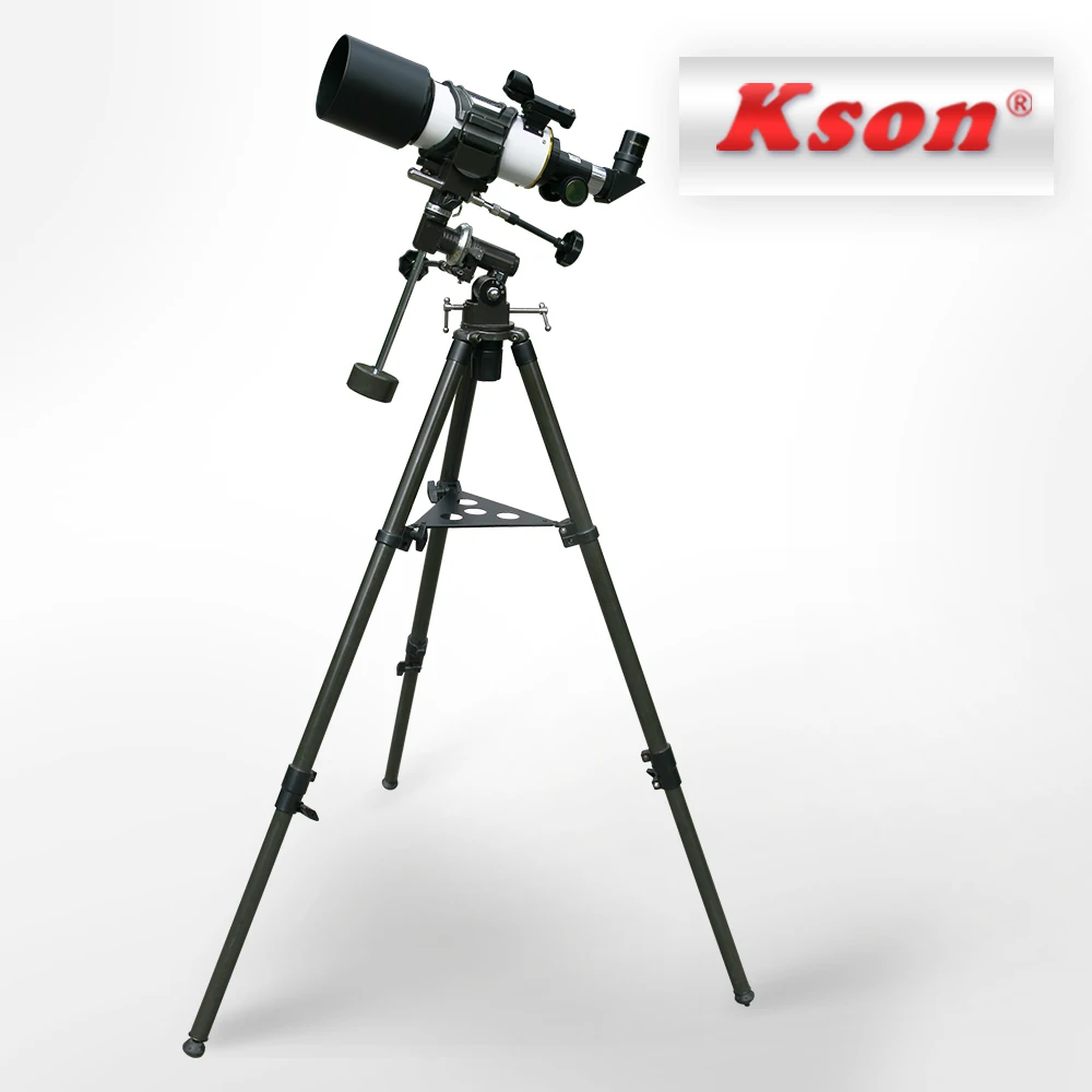 Высокой четкости 2x Ахроматический экваториальная монтировка 400 мм рефрактор 80400 мощный астрономический телескоп