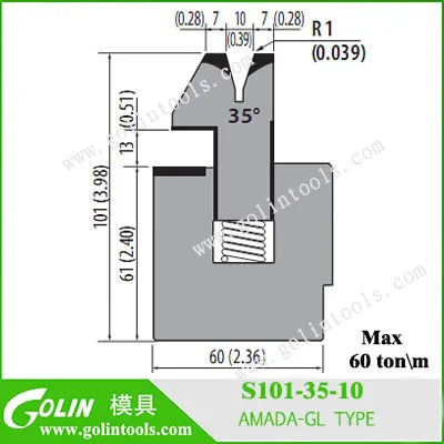 
Amada Hemming dies S135-26-08 tools and tooling spring hemming dies 