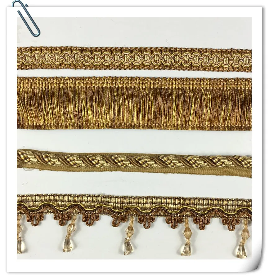 Wholesale House Quality Tassel Machine 5cm width cushion brush fringe