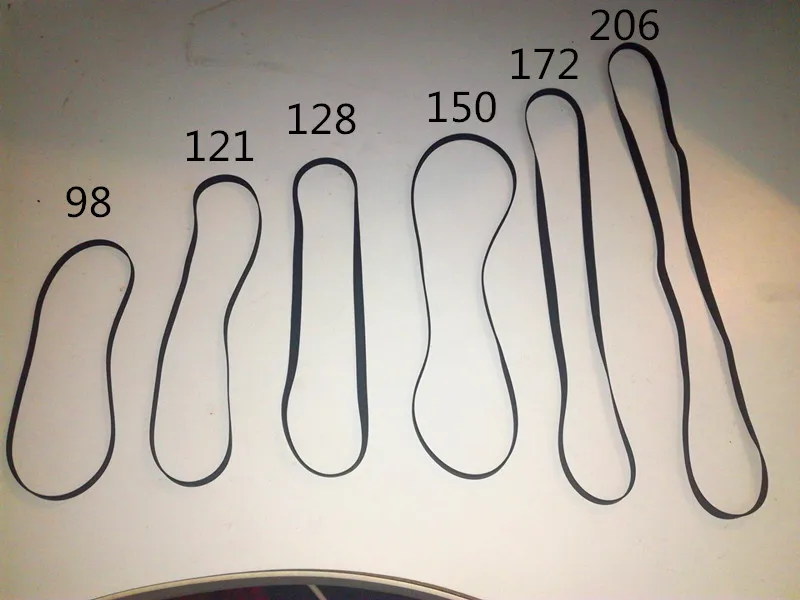 Turntable belt 190*5*0.6/298mm Rubber belts for gramophone turntable player