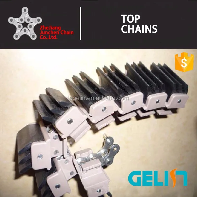 
G4 Vertical Lifting Clamp Conveyor chains for Bottles/snap-on side flexing chain gripper 