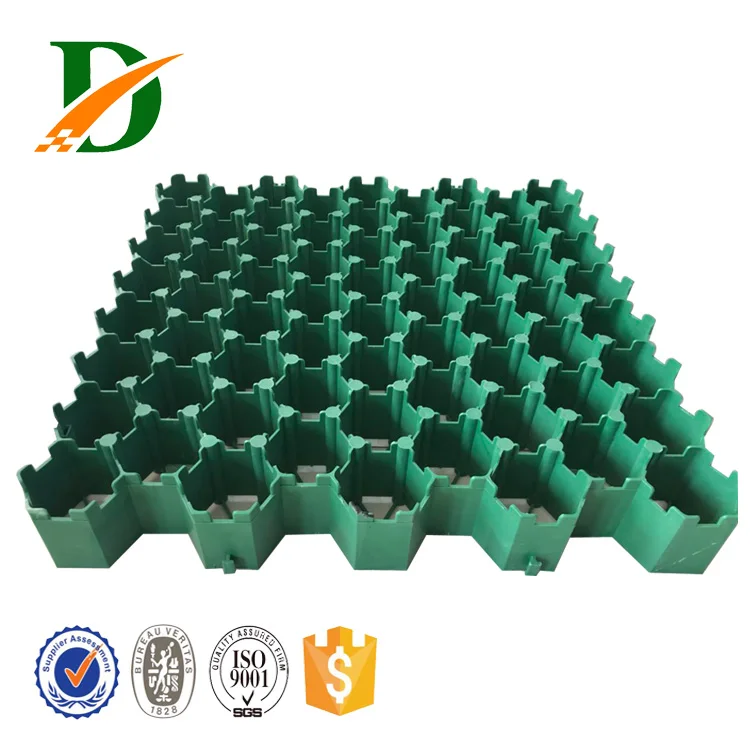 HDPE roads planting and parking lot grass grid