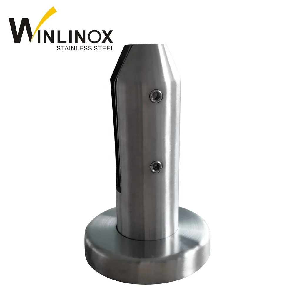 Winlinox inox balcony frameless glass railing, railing fittings