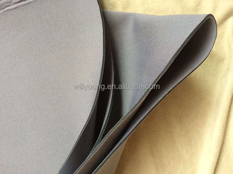 NEOPRENE FABRIC NYLON double sides laminated nylon fabric N cloth for Diving surfing fishing suit protective accessory bag color