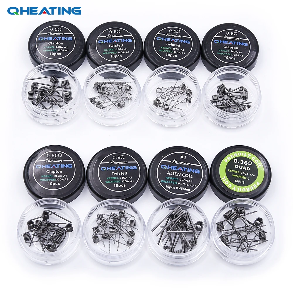 
Hot selling vapor DIY wire tube Quad clapton wire 28ga*4 ecig coil Quad wire 