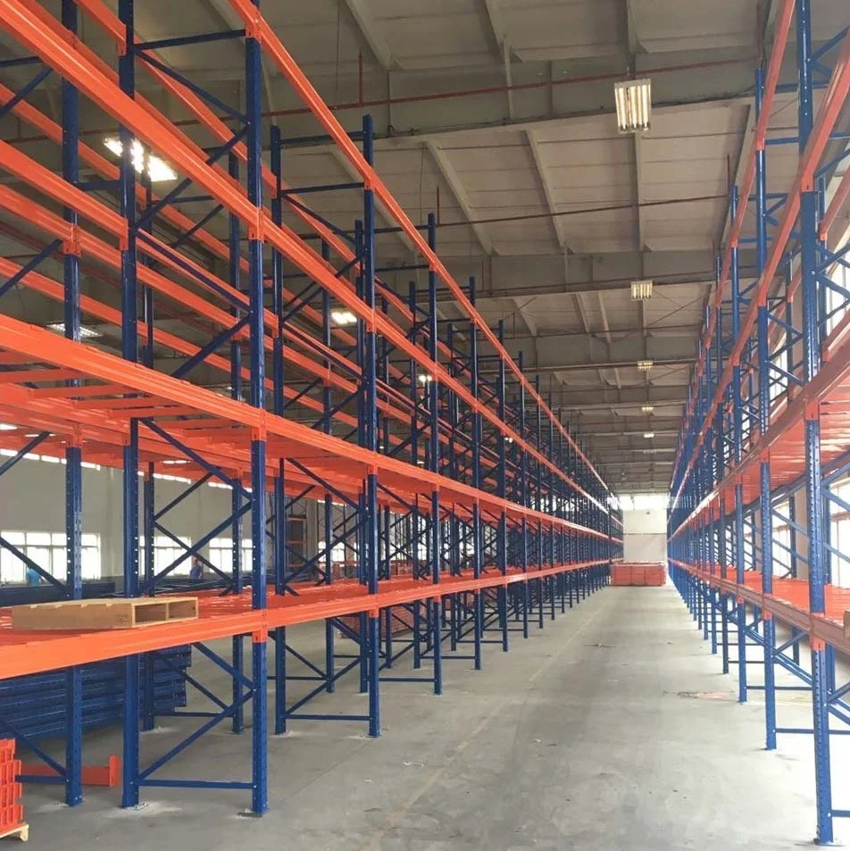 Pallet Rack System with Pallet Support Bar