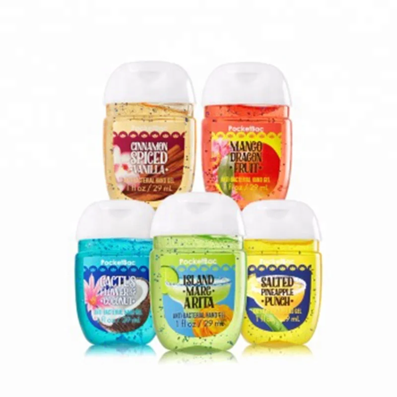 
Promotion 30ml mini hand sanitizer hand washing sanitizer with silicone holder 