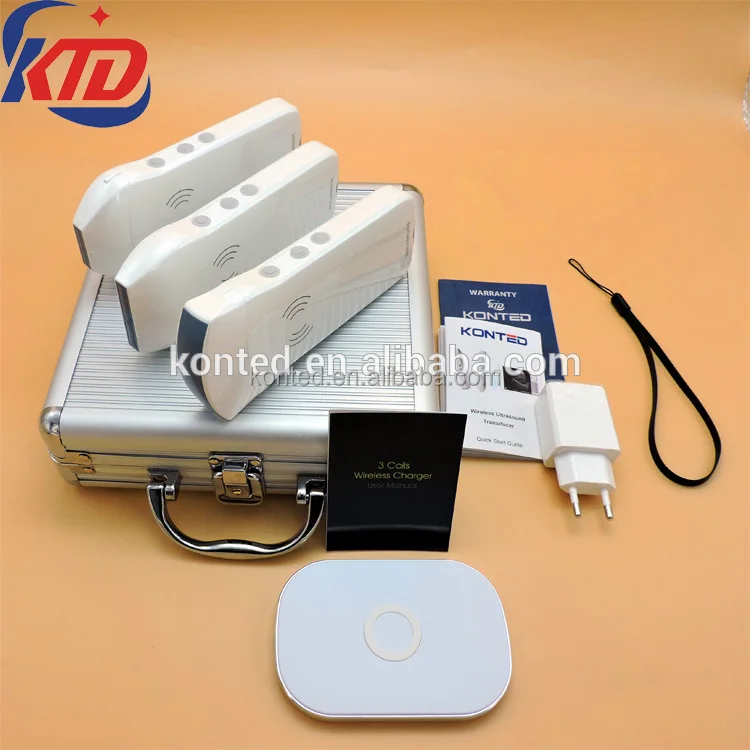 Other Ultrasonic & Electronic Equipment Portable Ultrasound Wireless Linear Probe Scanner 7.5/10mhz
