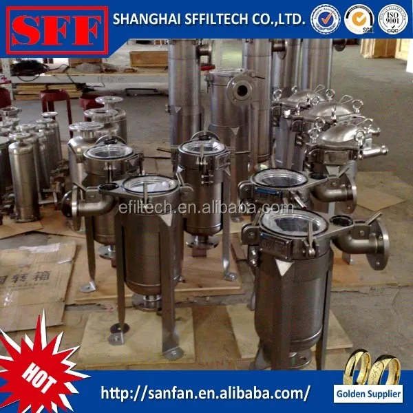 SS cartridge filter housing for water purification Stainless Steel Series Multi Cartridge Filter housing