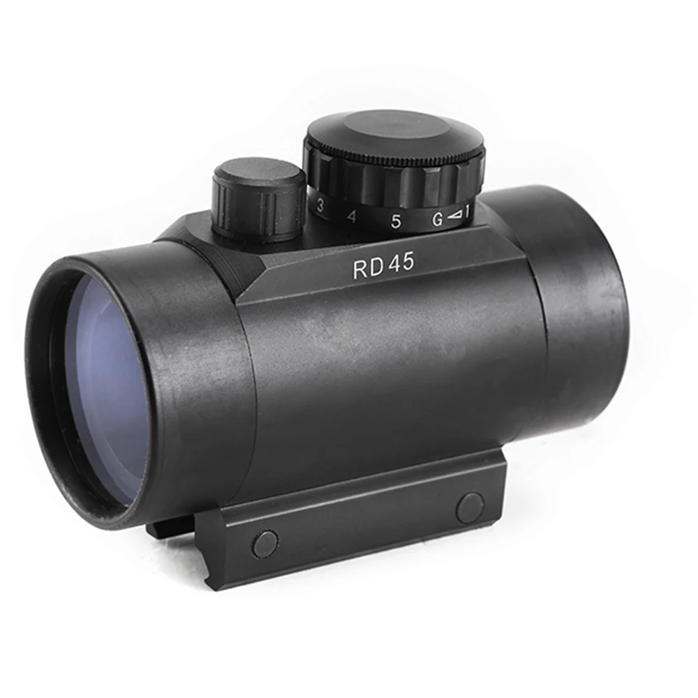 SPINA OPTICS 1X45 Red Green Dot Laser Sight Telescopic Reticle Reflex Scope Riflescope