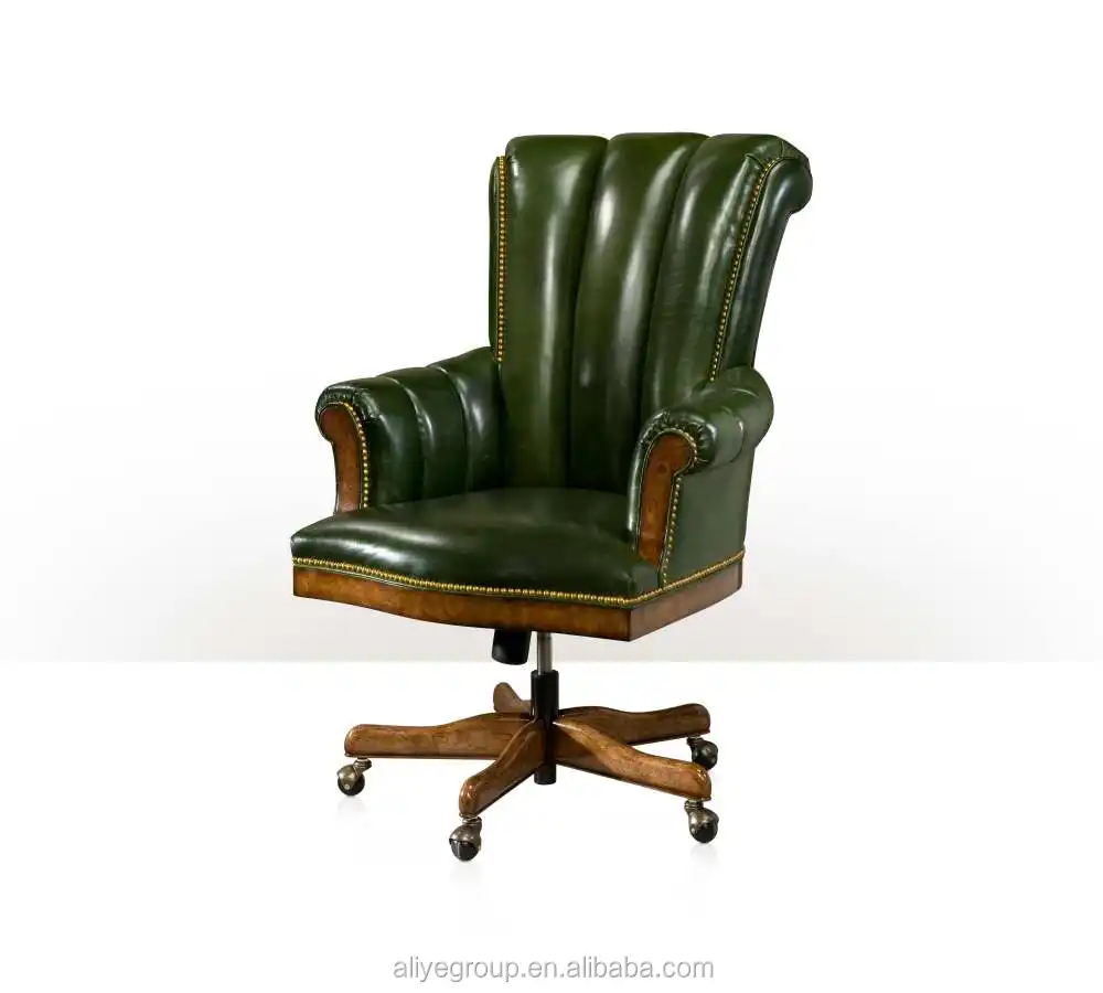 Luxury Antique Executive Desk Wooden Office Furniture