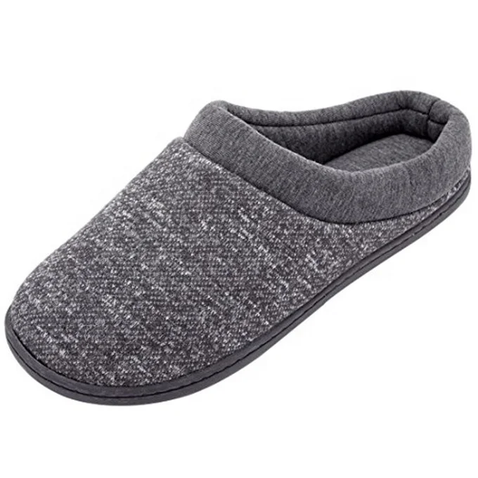Comfort New Cashmere Cotton Knitted Memory Foam Men House Slippers Prices