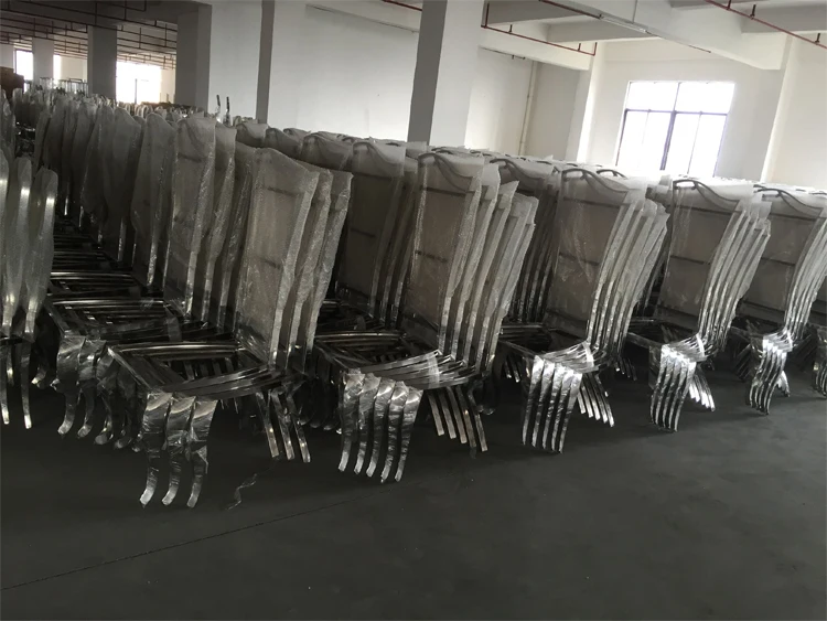 Wholesale modern stainless steel dining chair