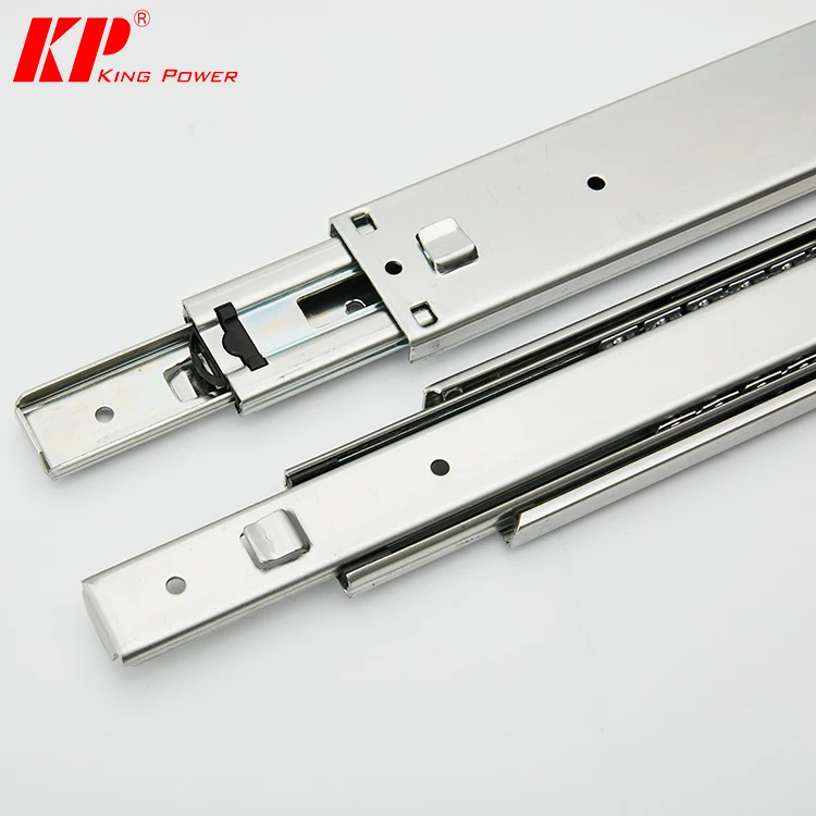 1045-G High quality ball bearing full extension telescopic bayonet  clip drawer slide