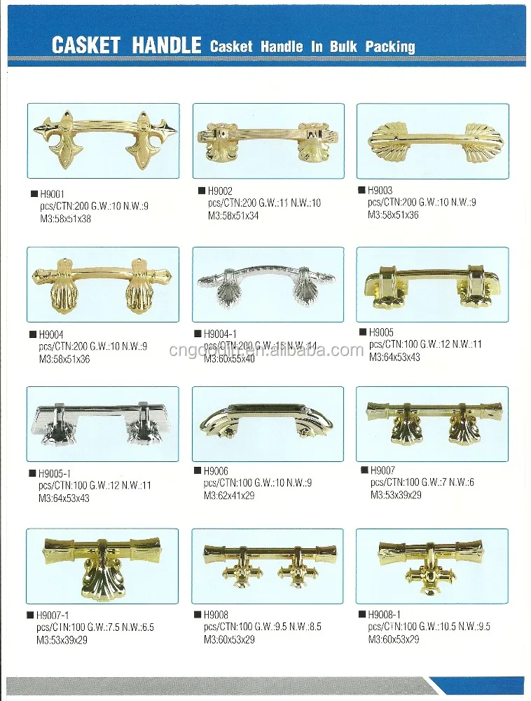 COFFIN FITTING PULL HANDLE