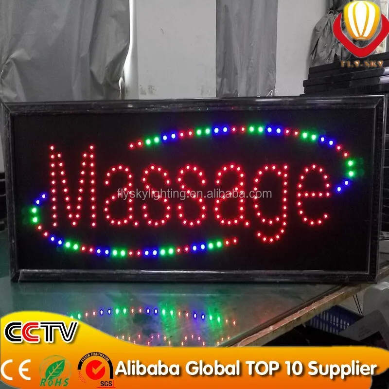 express animated neon sign board custom made flashing led pizza sign with ON/OFF switch factory direct