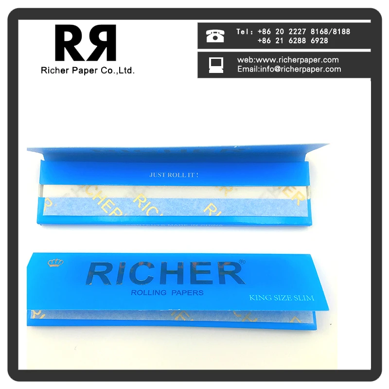 Cigarette Rolling Paper foil gold package