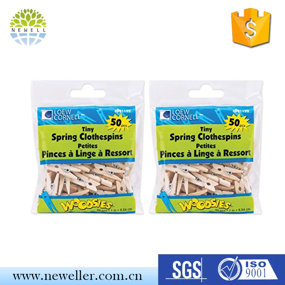 Attributes of Eco-friendly Mixed Color Wooden Laundry Pegs