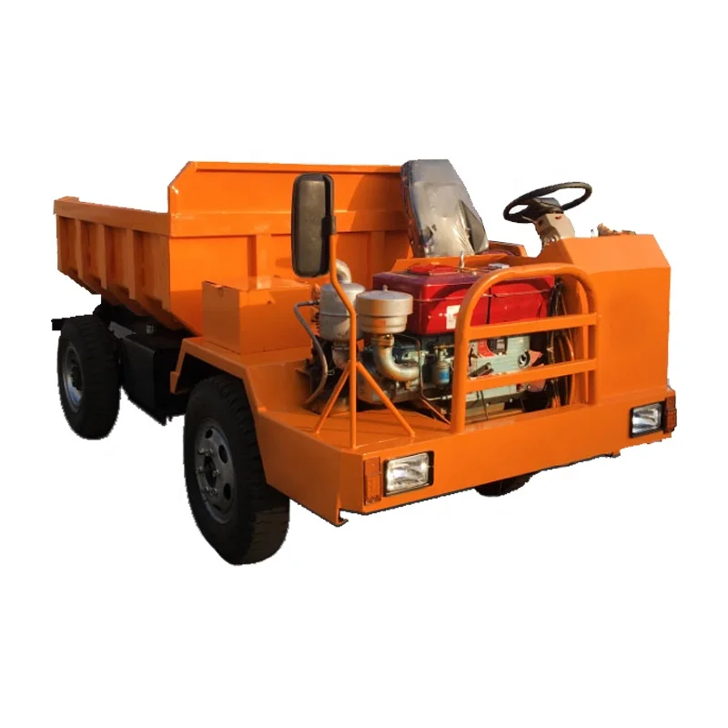 5 Ton Mini  mining four-wheel dumper trucks 4x4 hydraulic diesel drive truck price