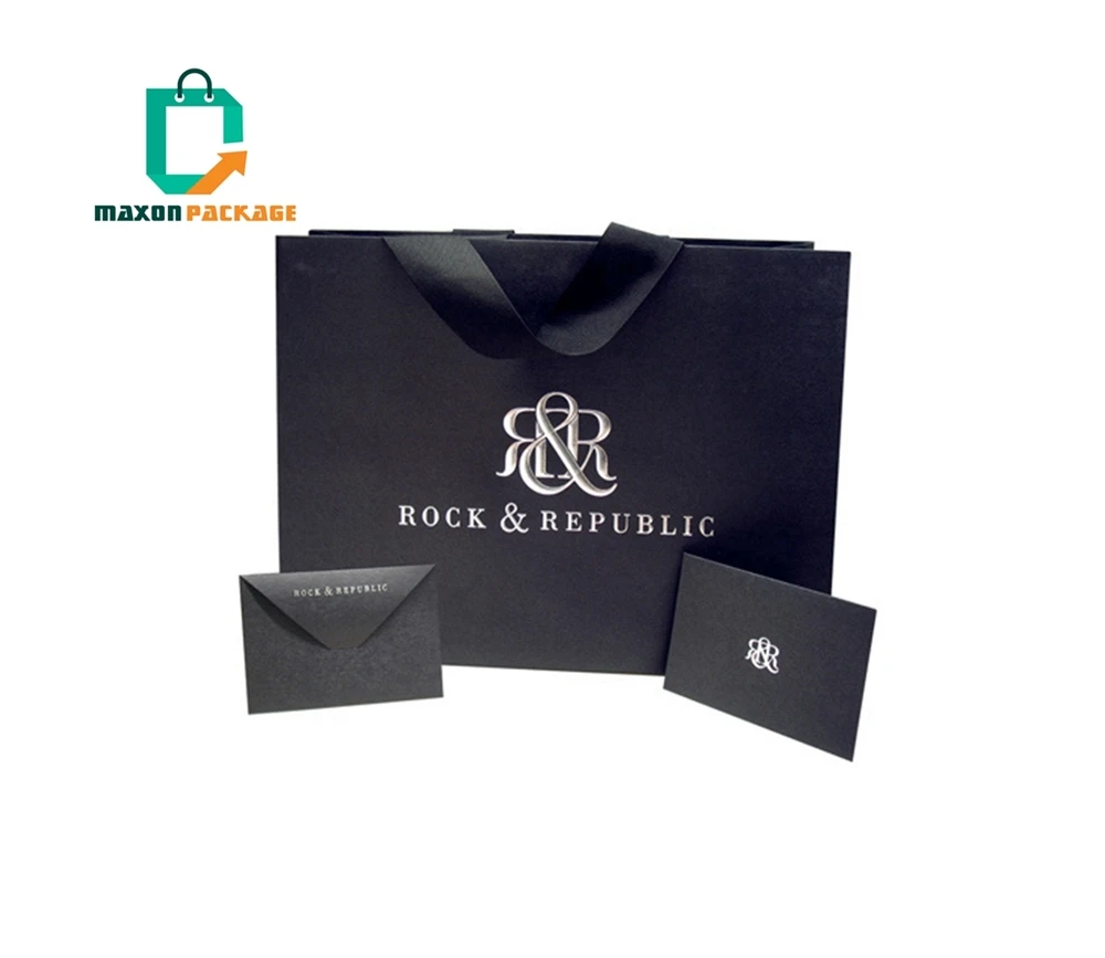 price Wholesale Custom Printed Rope Handles Luxury Retail Gift Shopping Low Cost Paper Bag With Bow Tie Ribbon