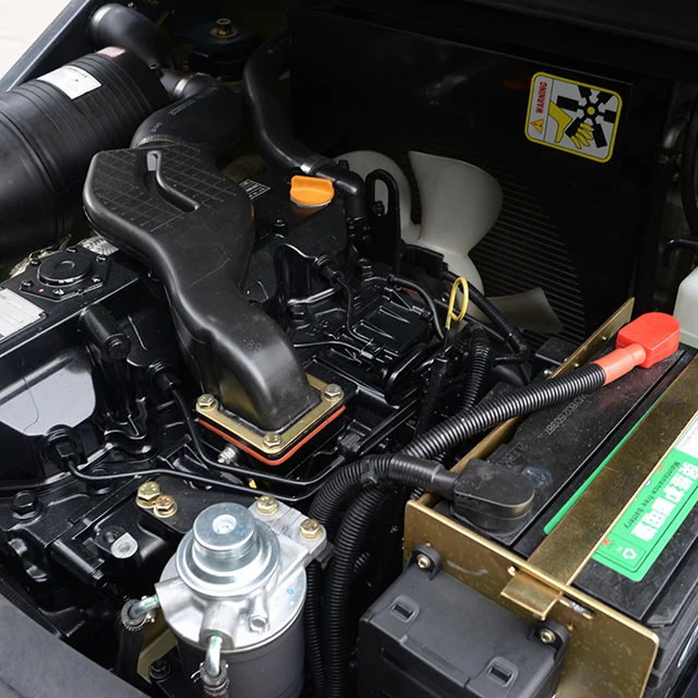 Lightweight Glass Cabin 2500KG LPG Forklift Truck