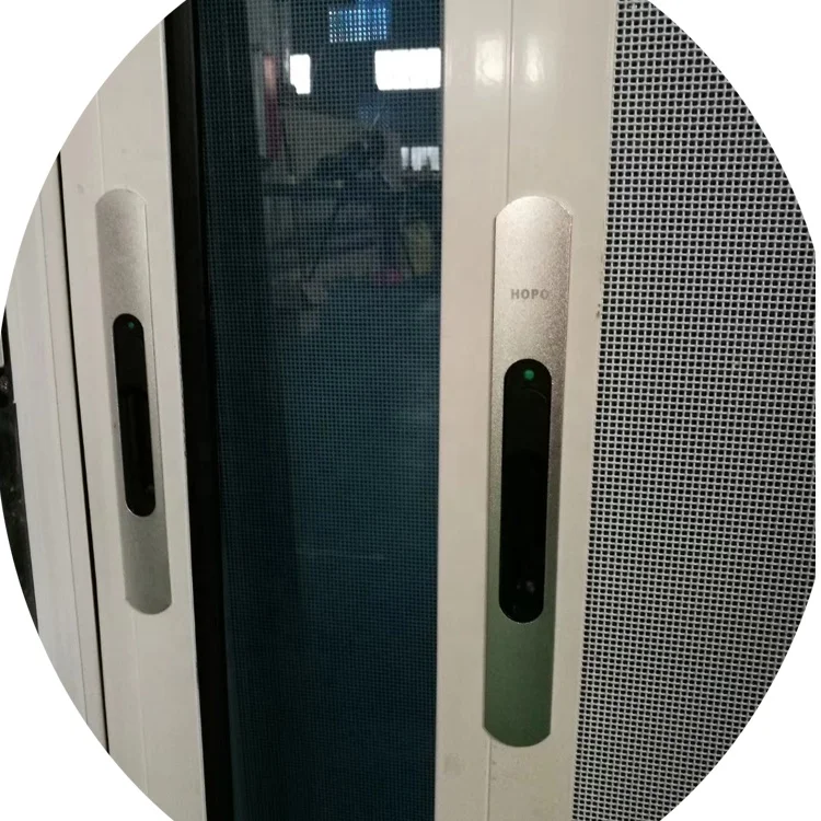 aluminium material   blue tinted glass sliding window