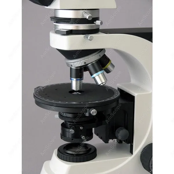 
AmScope Supplies Infinity Polarizing Trinocular Microscope 40X-600X 