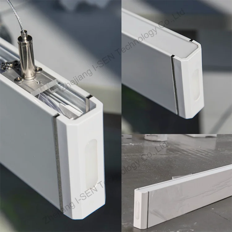 Continuous Row System High quality led suspended pendant tube light 18w