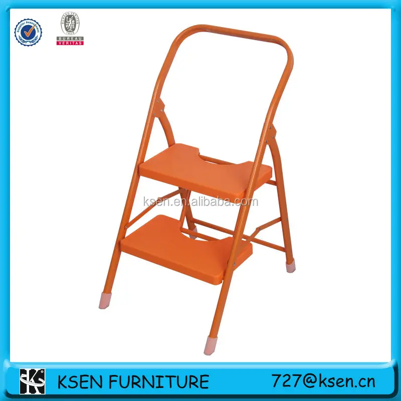 Household Aluminium Folding Ladder 7092AL-C with Ladder Stools Structure