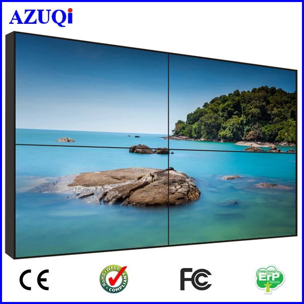 Профессиональный 55 дюймов 3,5 мм бесшовные плоскостной транзистор ТВ настенный дисплей видео стены