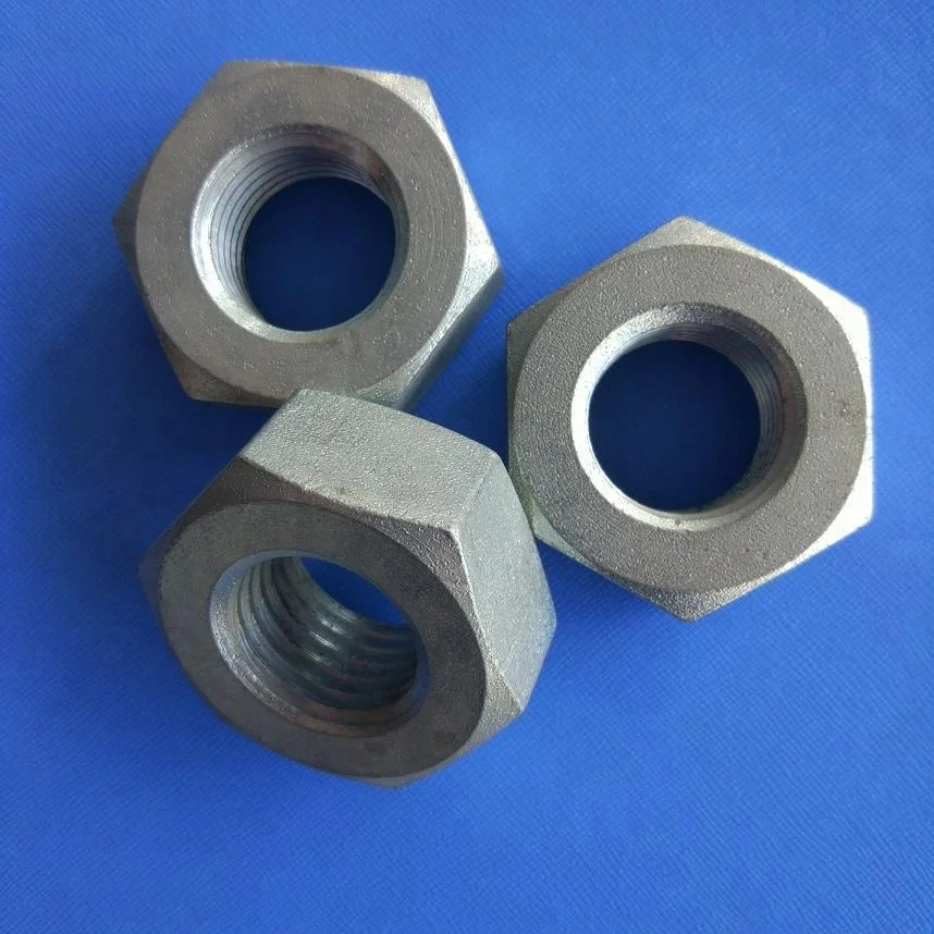 UNCUNF hex nuts hot-dip galvanised high quality Made in China
