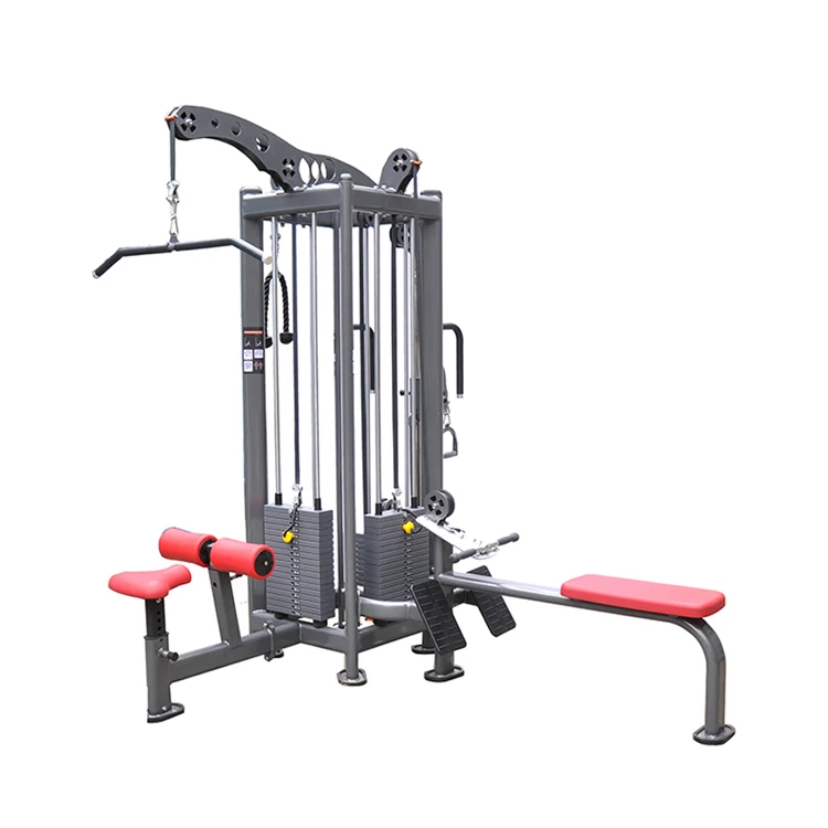 Leekon Professional Heavy Duty Fitness Equipment Seated Standing 4-Multi Function Station Commercial Mutli Function Gym Machine