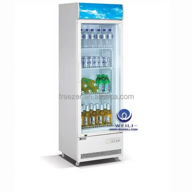 198L высокая эффективность охлаждения вертикально витрина / вертикальный морозильник