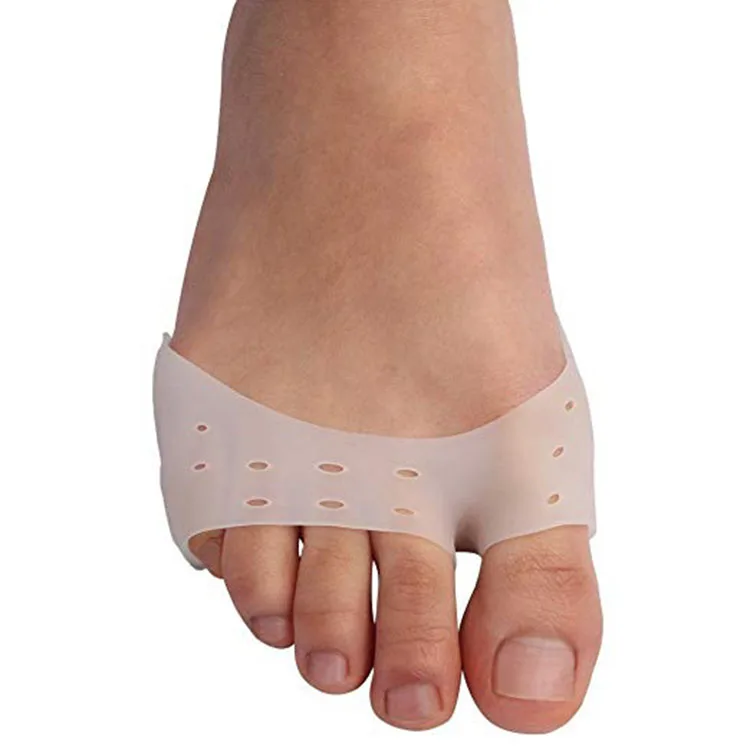 Корректор бурсита/подушечки для передней части стопы, рукав для половины пальца стопы, металлические подушечки для облегчения боли