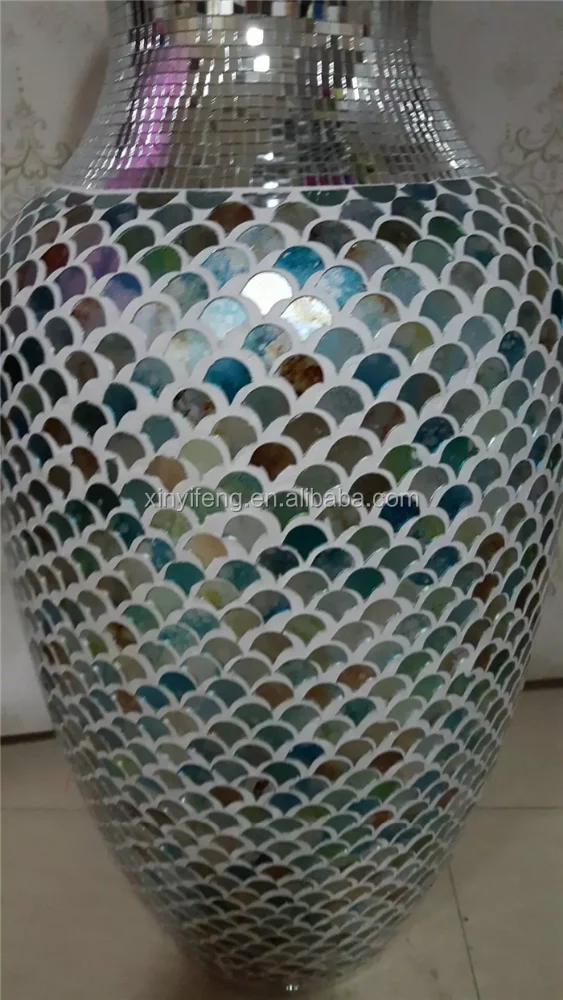 FRP Original Resin Colorful Floor Large Flower Vase Living Room Furniture