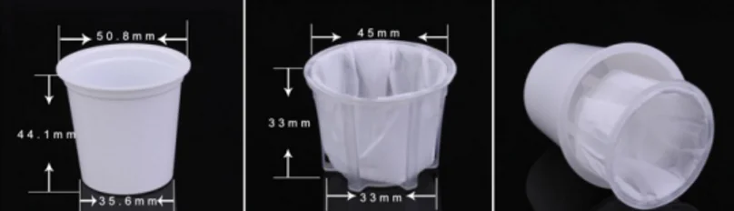 Empty kcup pod capsule filter