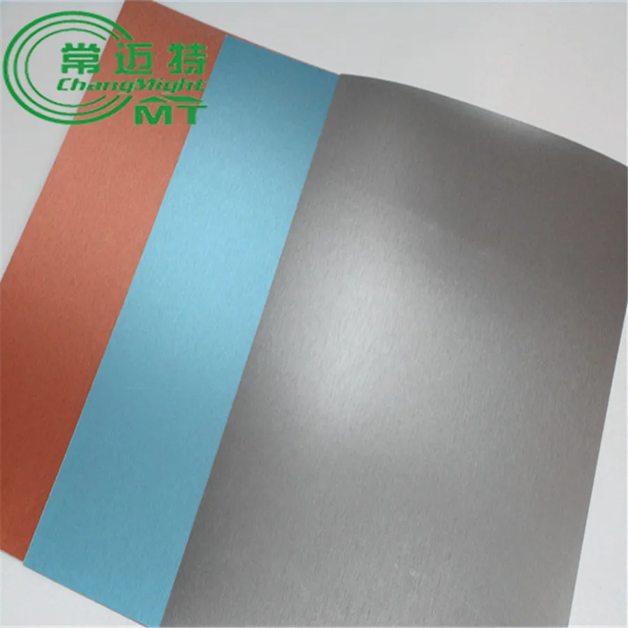 New Fashion HPL Metal Finish Metallic Laminate Sheets For Cabinets