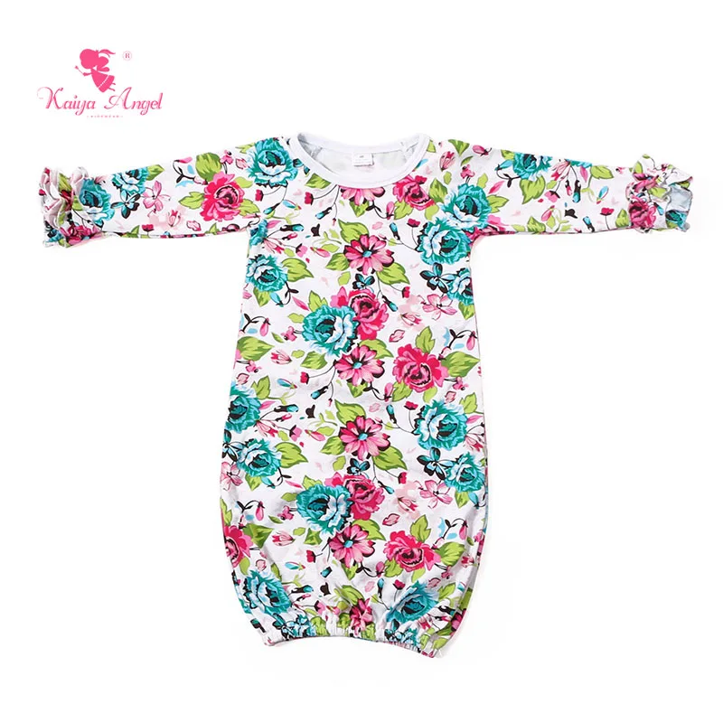 
baby clothes romper newborn baby floral gown with long sleeve 