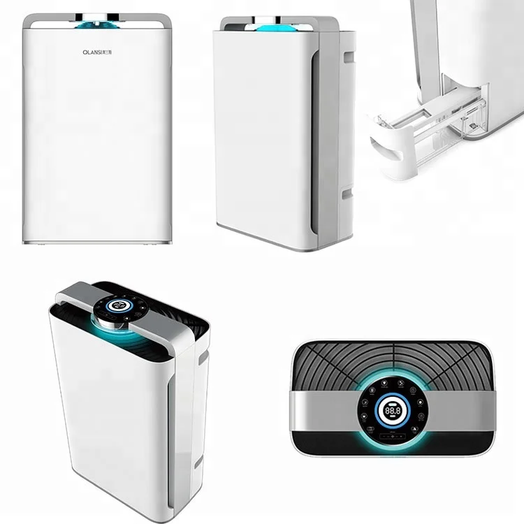 Low Noise Hepa Filter Negative Ionizer Humidifier Air Cleaner Smart Wifi Home Air Purifier