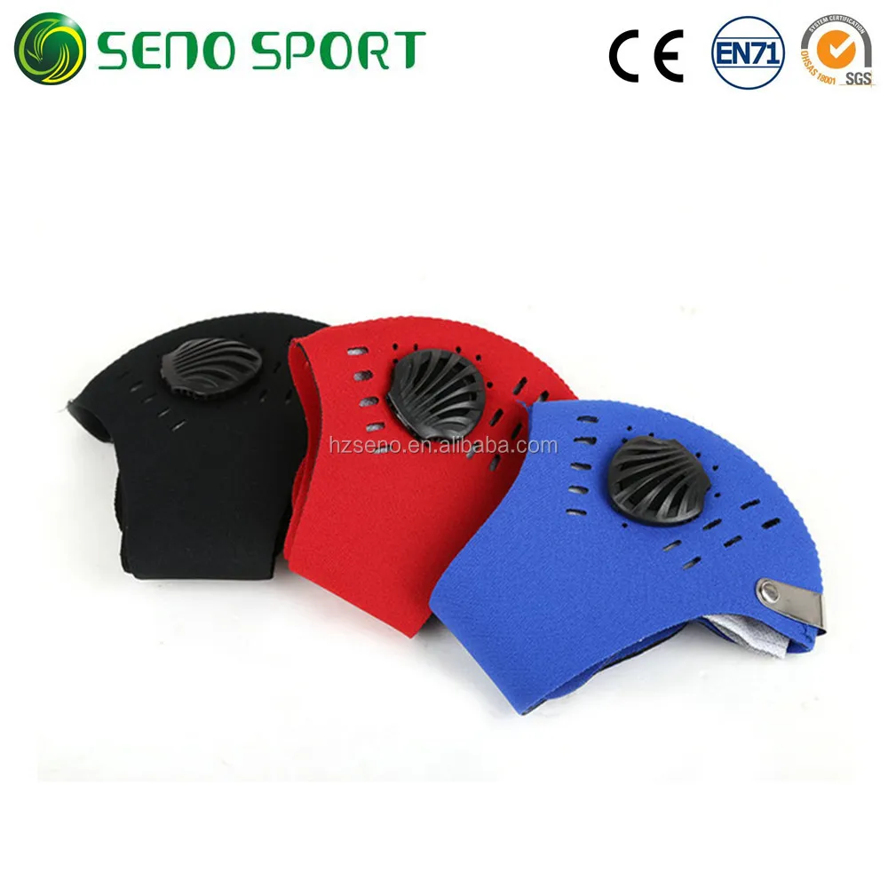 Anti-Dust Neoprene Motorcycle Half Face Mask With Carbon Filter