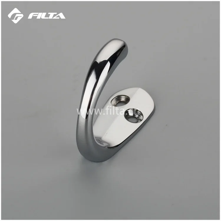 Filta factory C shape Robe Hook in Chrome finish zinc hooks 6521