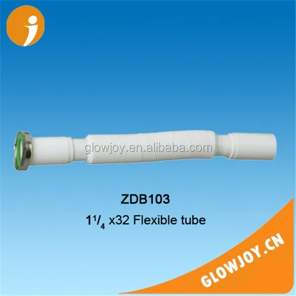 (GJ-ZDB103 ) plastic drain pipe with nut,waste hose washbasin hose flexible drain pipe with flexible tube