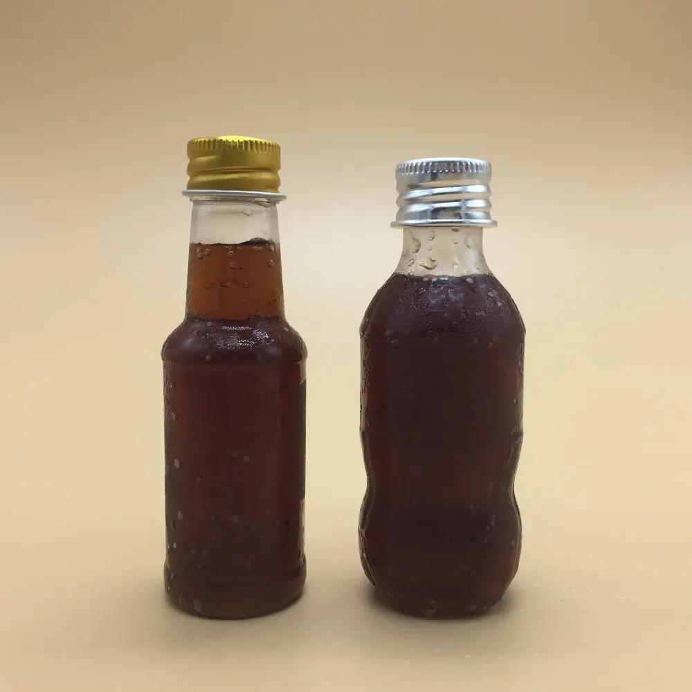 50ml 60ml disposable mini pet plastic soft drink bottle